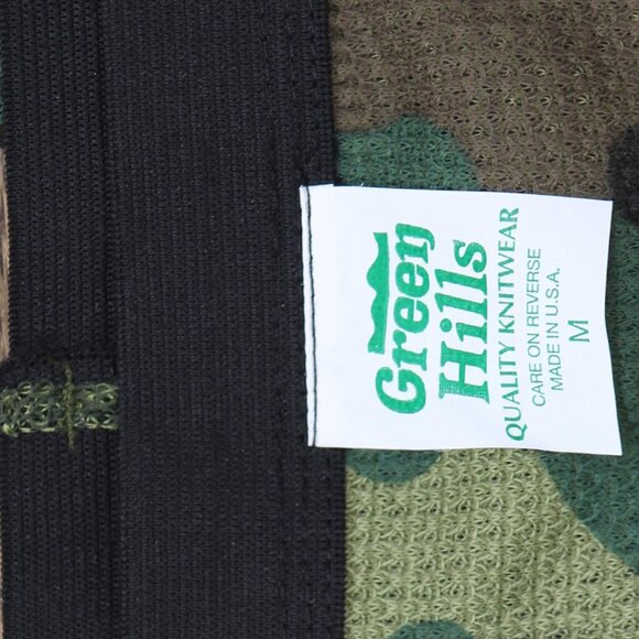 NEW Green Hills Mens Thermal Camouflage Long Boxer Briefs Camo Green M - Picture 3 of 4